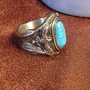 Eagle , Thunderbird Ring Western.  Biker Punk.  Size 10